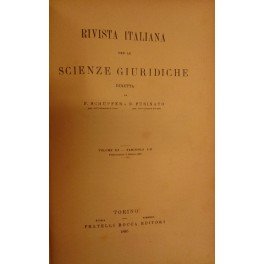 Rivista italiana per le scienze giuridiche. Vol. XX - 1895