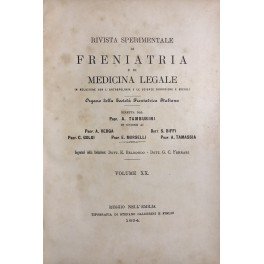 Rivista sperimentale di freniatria e di medicina in relazione con …