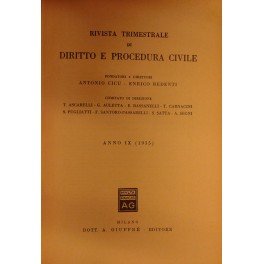 Rivista trimestrale di diritto e procedura civile. Diretta da: Antonio …