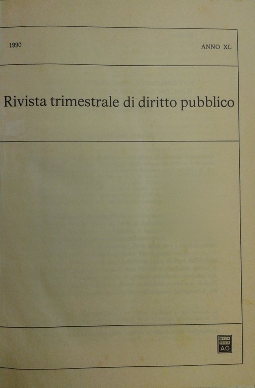 Rivista trimestrale di diritto pubblico. Fondata da Guido Zanobini. Diretta … | Immagine Gallery 2