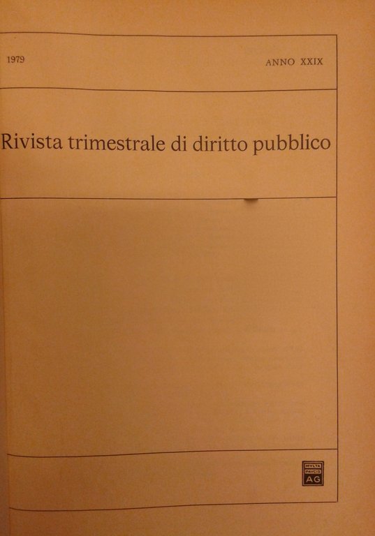 Rivista trimestrale di diritto pubblico. Fondata da Guido Zanobini. Diretta … | Immagine Gallery 2