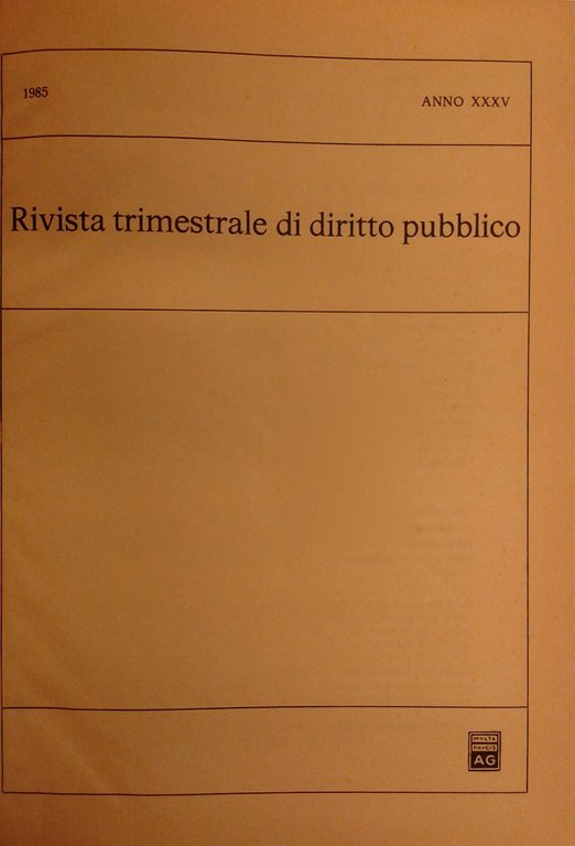 Rivista trimestrale di diritto pubblico. Fondata da Guido Zanobini. Diretta … | Immagine Gallery 2