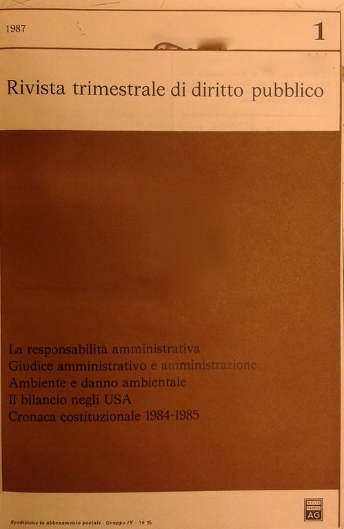 Rivista trimestrale di diritto pubblico. Fondata da Guido Zanobini. Diretta … | Immagine Gallery 2