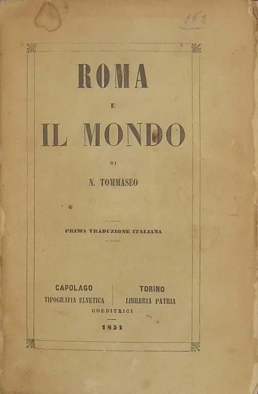 Roma e il mondo. Prima traduzione italiana | Immagine Gallery 2