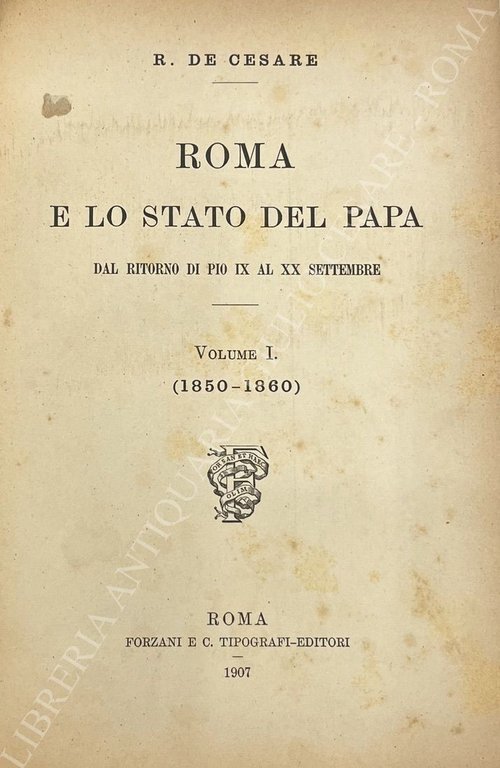 Roma e lo Stato del Papa dal ritorno di Pio … | Immagine Gallery 2