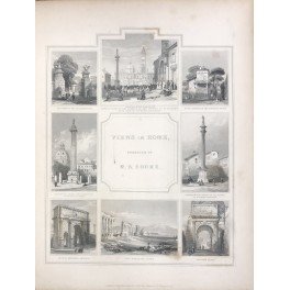 Rome and its surrounding scenery; Illustrated with engravings by W.B. …