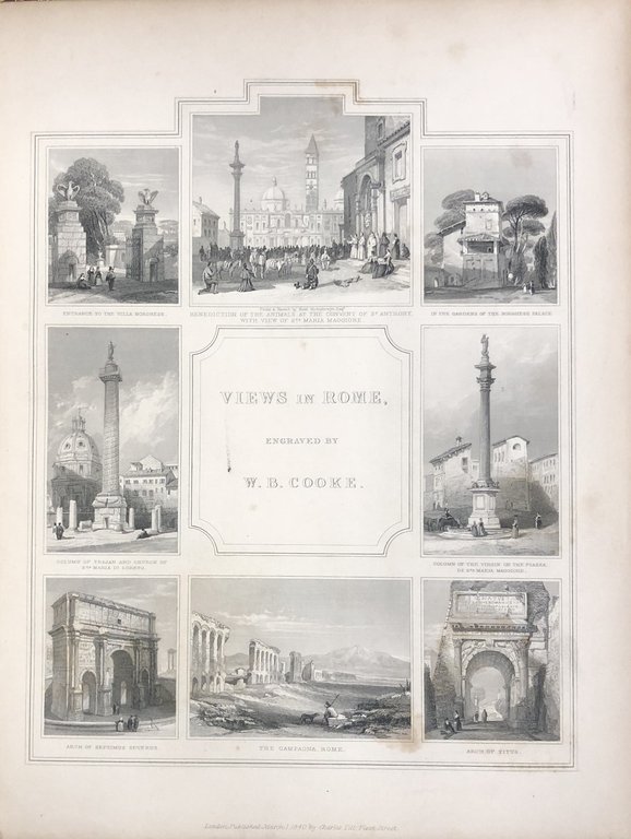 Rome and its surrounding scenery; Illustrated with engravings by W.B. … | Immagine Gallery 2