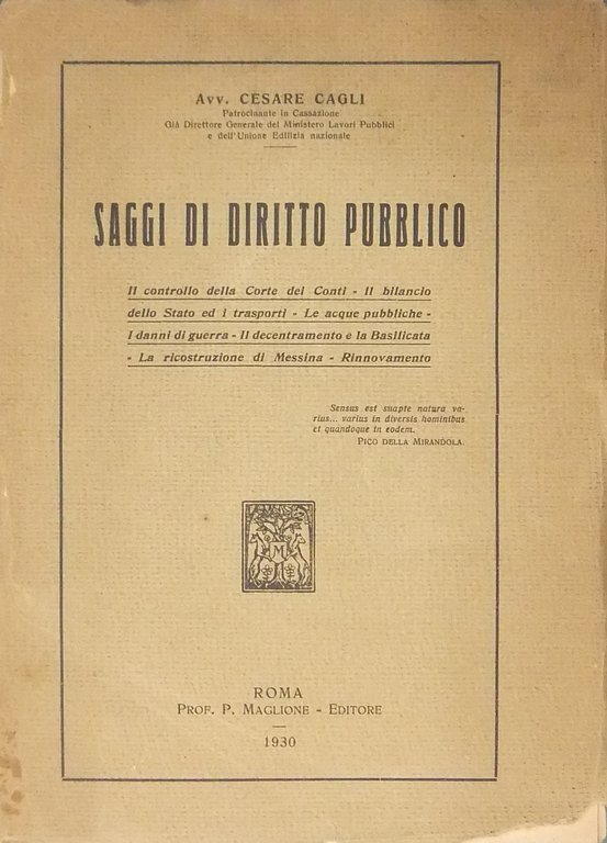 Saggi di diritto pubblico. Il controllo della Corte dei Conti; … | Immagine Gallery 2