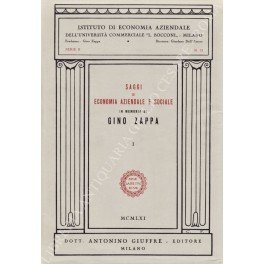Saggi di economia aziendale e sociale in memoria di Gino …