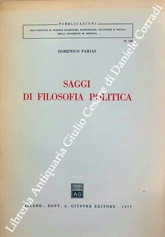 Saggi di filosofia politica | Immagine Gallery 2