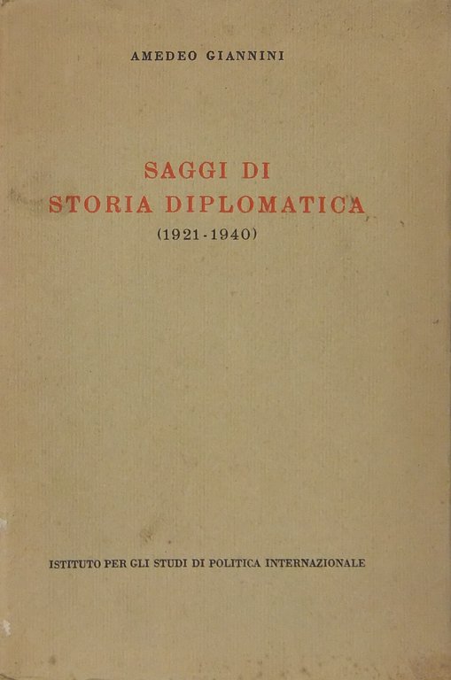 Saggi di storia diplomatica (1921-1940) | Immagine Gallery 2