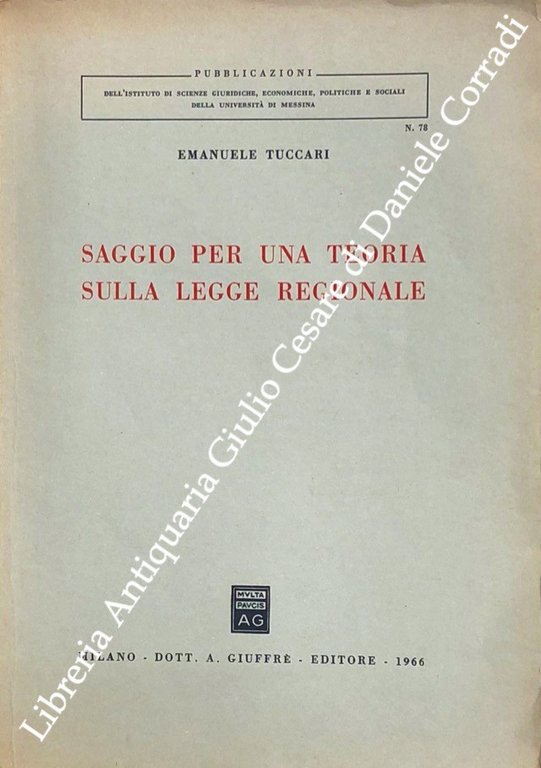 Saggio per la teoria sulla legge regionale | Immagine Gallery 2