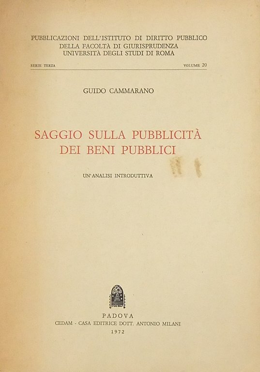 Saggio sulla pubblicità dei beni pubblici. Un'analisi introduttiva | Immagine Gallery 2