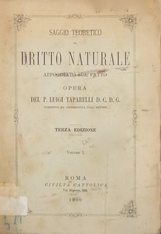 Saggio teoretico di dritto naturale appoggiato sul fatto | Immagine Gallery 2