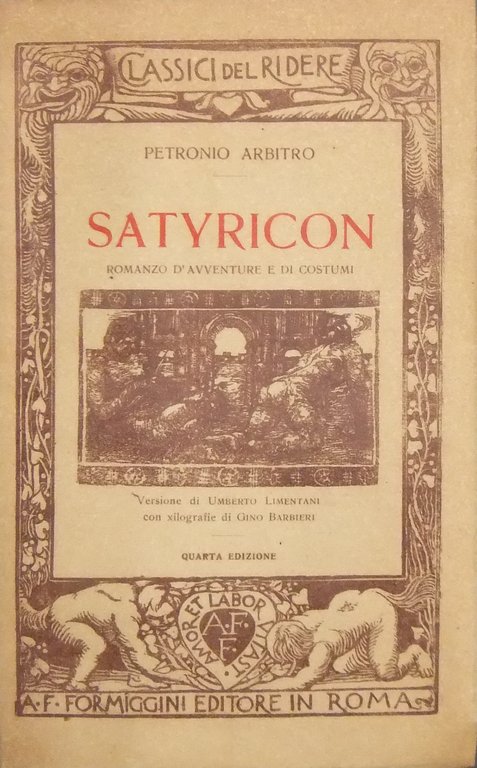 Satyricon. Romanzo d'avventure e di costumi. Versione di Umberto Limentani … | Immagine Gallery 2