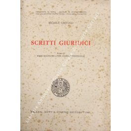 Scritti giuridici. A cura di Enzo Balocchi e Pier Giorgio …