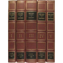 Scritti giuridici in memoria di Piero Calamandrei. Vol. I - Dottrine filosofiche e generali del diritto; Vol. II - Diritto processuale (autori stranieri); Vol. III - Nuove riflessioni critiche in tema di giurisdizione e giudicato; Voll. IV-V - Miscellanea di diritto pubblico e privato