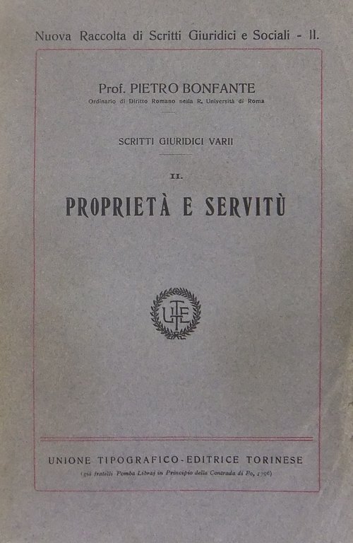 Scritti giuridici varii. Vol. II - Proprietà e servitù | Immagine Gallery 2