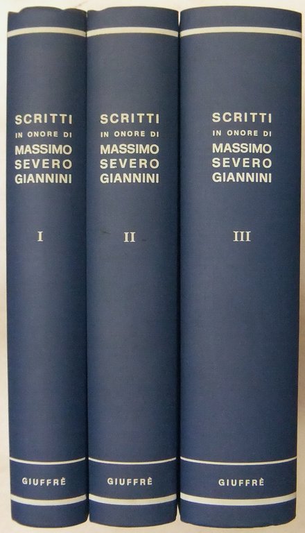 Scritti in onore di Massimo Severo Giannini | Immagine Gallery 2