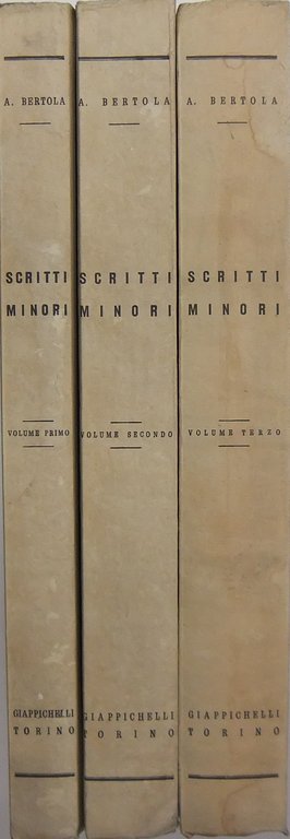 Scritti minori. Con premessa di Giuseppe Olivero | Immagine Gallery 2