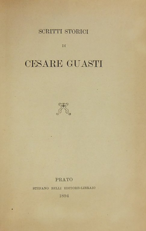 Scritti storici | Immagine Gallery 2