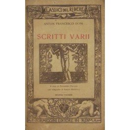 Scritti varii. A cura di Fernando Palazzi. Con xilografie di …