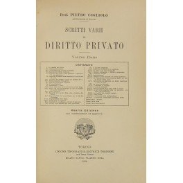 Scritti varii di diritto privato