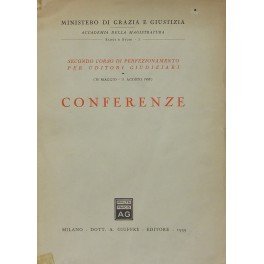Secondo corso di perfezionamento per Uditori Giudiziari (30 maggio - …