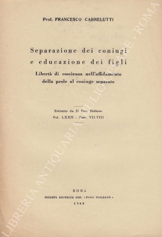 Separazione dei coniugi e educazione dei figli. Libertà di coscienza … | Immagine Gallery 2