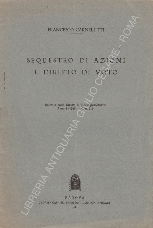 Sequestro di azioni e diritto di voto | Immagine Gallery 2