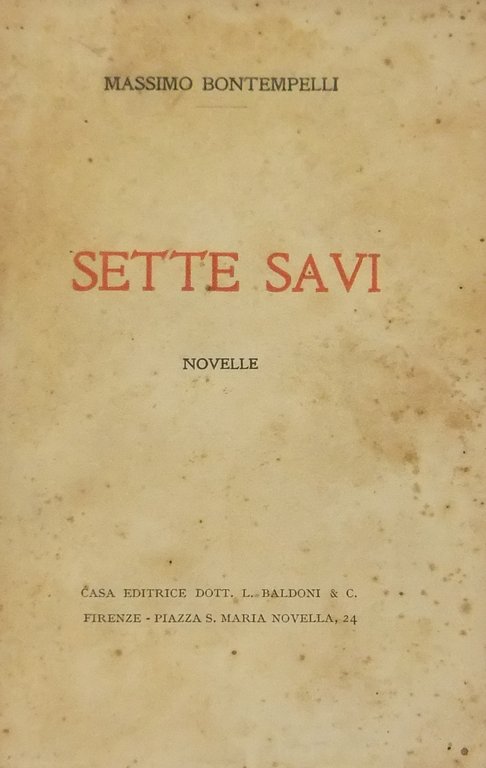 Sette savi. Novelle | Immagine Gallery 2