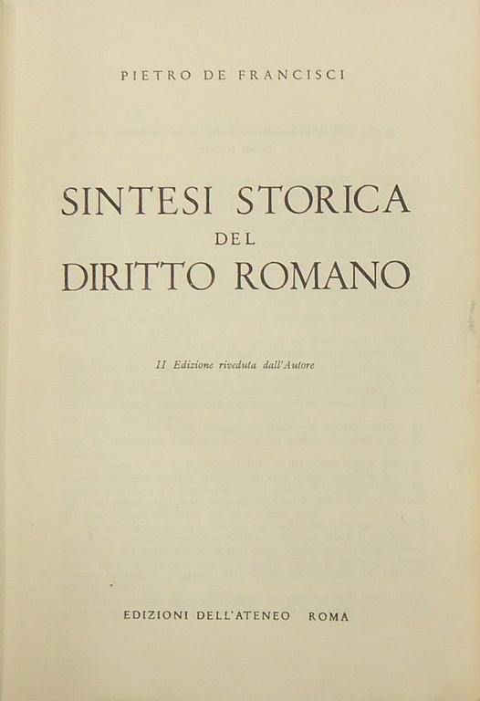 Sintesi storica del Diritto Romano | Immagine Gallery 2