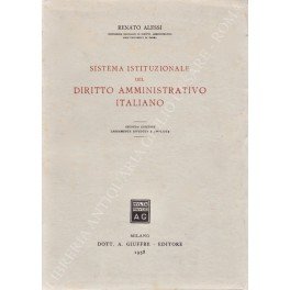 Sistema istituzionale del diritto amministrativo italiano