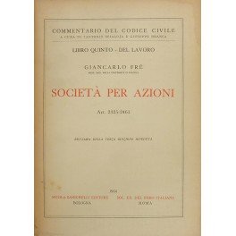 Società per azioni. Art. 2325-2461
