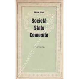 Società, Stato, Comunità. Per una economia e politica comunitaria