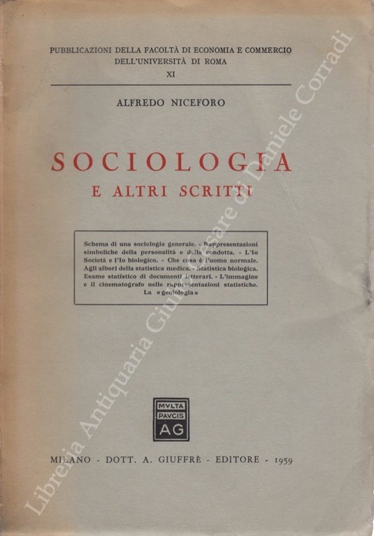 Sociologia e altri scritti | Immagine Gallery 2