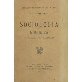 Sociologia giuridica (contributo). Con prefazione del Prof. A. Asturaro | Immagine principale