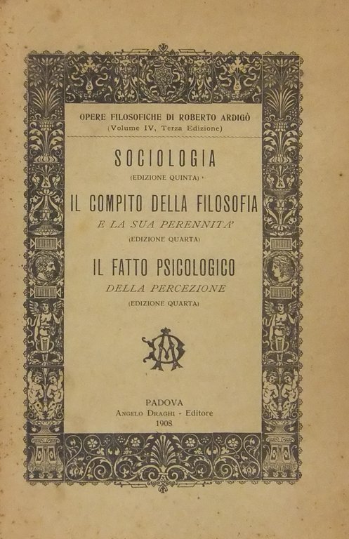 Sociologia Il compito della filosofia e la sua perennità Il … | Immagine Gallery 2