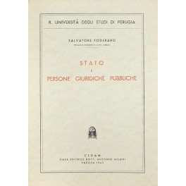 Stato e persone giuridiche pubbliche