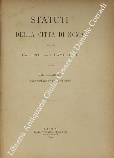 Statuti della città di Roma | Immagine Gallery 2