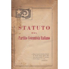 Statuto del Partito Comunista Italiano (Approvato dal V Congresso Nazionale …
