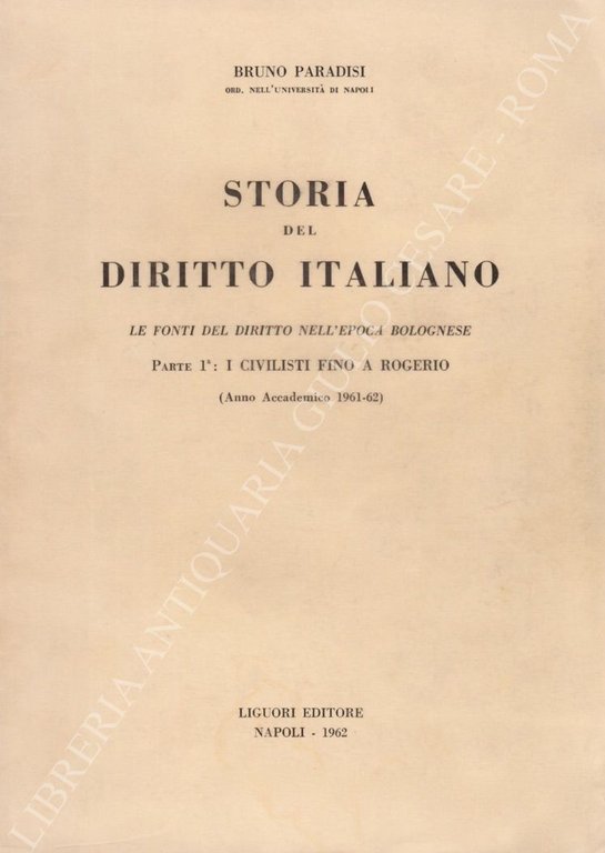 Storia del diritto italiano. Le fonti del diritto nell'epoca bolognese. … | Immagine Gallery 2