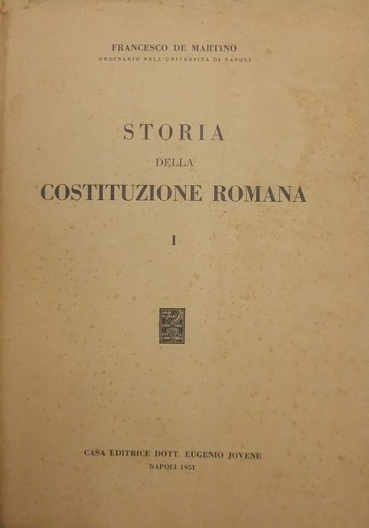Storia della Costituzione romana. Vol. I | Immagine Gallery 2