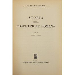 Storia della Costituzione romana. Vol. II