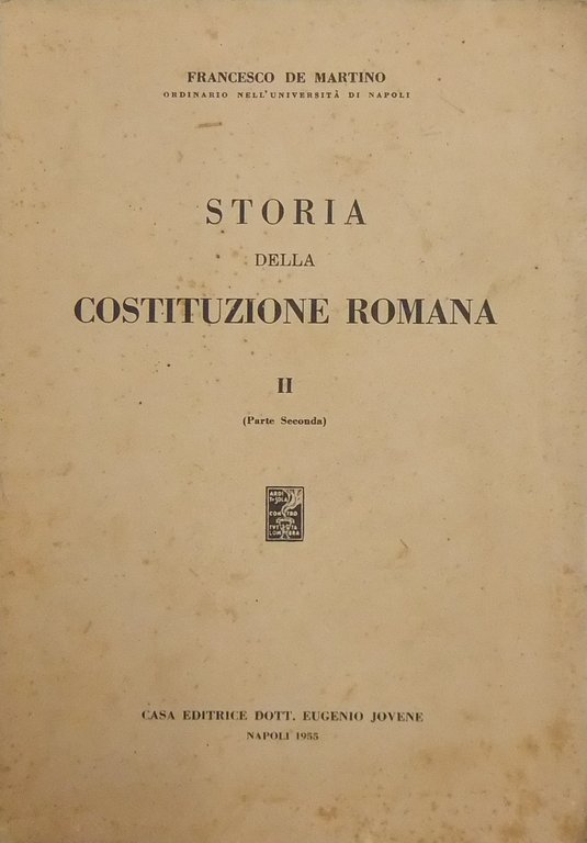 Storia della Costituzione romana. Vol. II, parte seconda | Immagine Gallery 2