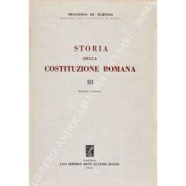 Storia della Costituzione romana. Vol. III