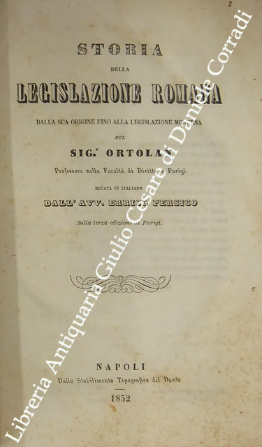Storia della legislazione romana dalla sua origine fino alla legislazione … | Immagine Gallery 2