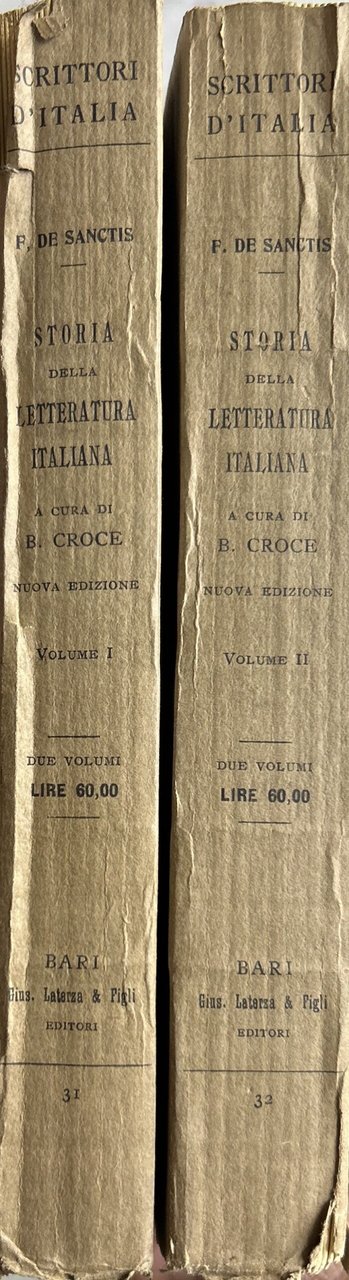 Storia della letteratura italiana. A cura di Benedetto Croce | Immagine principale