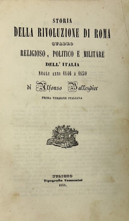Storia della rivoluzione di Roma. Quadro religioso. politico e militare … | Immagine Gallery 2