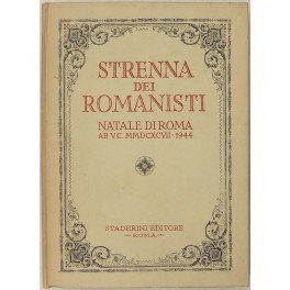 Strenna dei romanisti. Natale di Roma. N. 5 - 1944